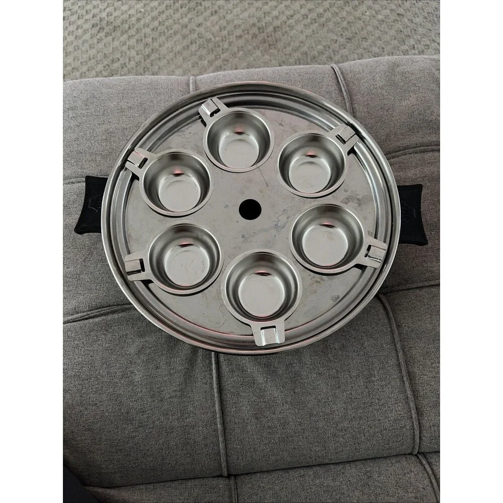 Stainless Steel Egg Poacher Pan